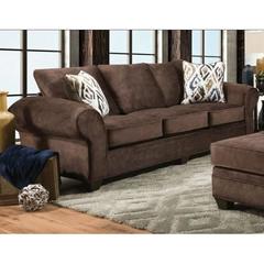 American Furniture Manufacturing - Athena Brown Sofa