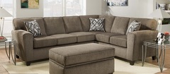 American Furniture Manufacturing - Cornell Pewter Stationary Sectional