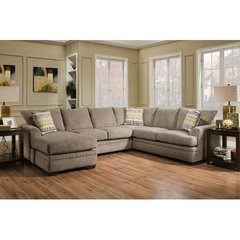 American Furniture Manufacturing - Perth Pewter Stationary Sectional