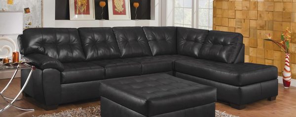 Simmons - Showtime Onyx Stationary Sectional