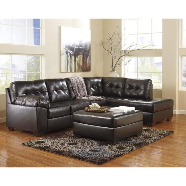 ASHLEY - Alliston Leather Look 2 pc Sectional