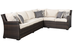 ASHLEY - Easy Isle 3-Pce Sofa Sectional/Chair with Cushion