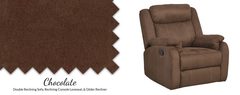 Awf Imports - Chocolate Glider Recliner