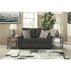 Lucina Love-Seat Charcoal