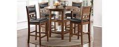 Awf Imports - Gia Dining Pub Table & 4 Chairs