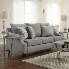 Washington Furniture - Bay Ridge Gray Sofa