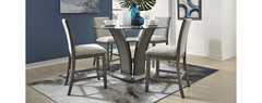 Standard Furniture - Zayden Grey Dining Pub Table & 4 Chairs