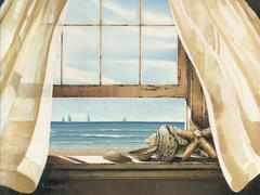 Classy Art Beach Treasures by John Rossini (FRAMED) 49x64