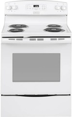 Crosley - 30" White, Electric,Self Clean, XL Clearglass oven