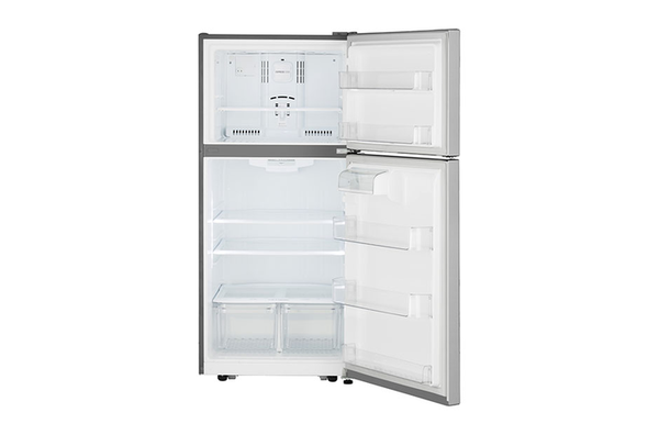LG 20.2-cu ft Top-Freezer Refrigerator (Stainless)