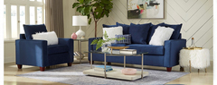 Washington Furniture - Indigo Blue Swivel Chair