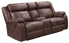 Double Reclining Console Loveseat