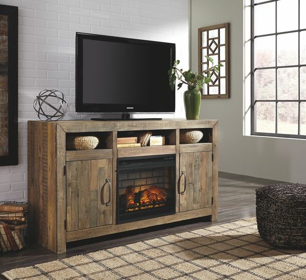 Sommerford 62" Tv Stand/Fireplace INsert