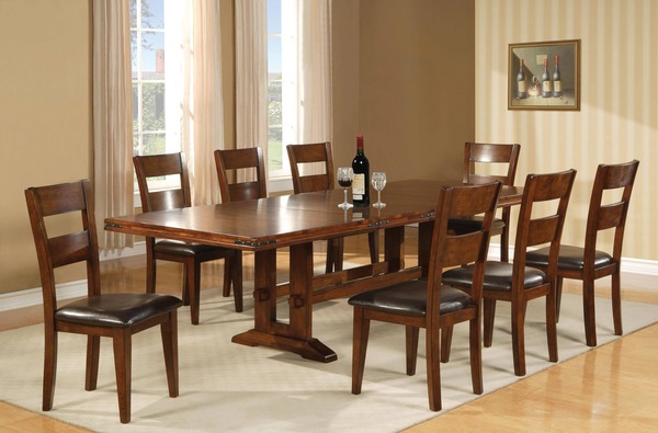 Awf Imports - Hayward Dining Table, 6 Chairs