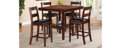 Awf Imports - Pendleto Dining Pub Table & 4 Chairs